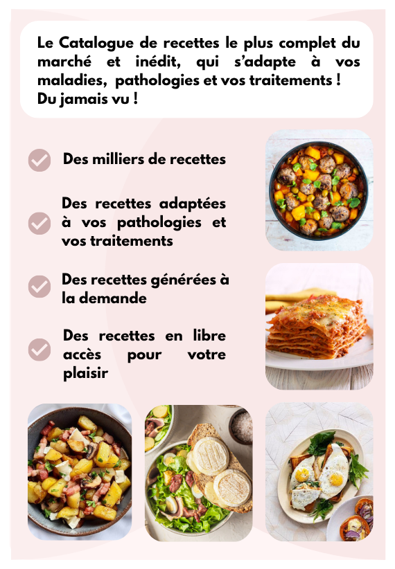 Recettes personnalisées